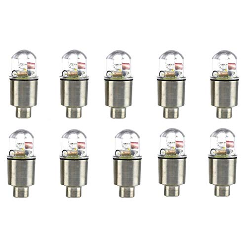 Luzes de LED para pneus de motocicleta e bicicleta, 8 peças da LIOOBO