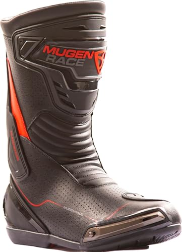 Bottes de moto perforées Speed noir 44 idéales pour les trajets d'été