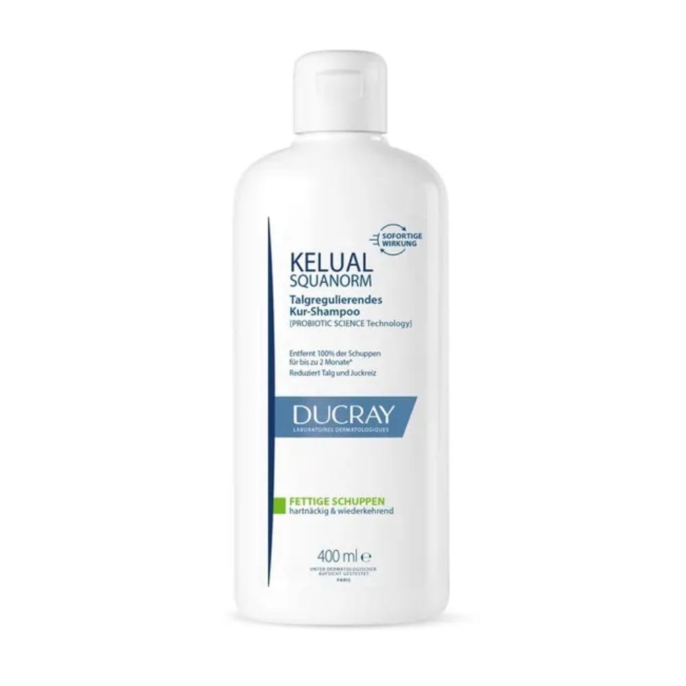 Ducray Kelual Squanorm Oily Dandruff Regulating Shampoo 400 ml.