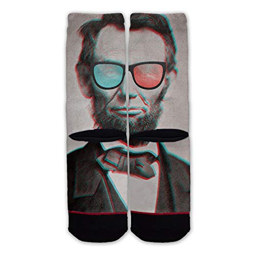 Function - Abe Lincoln 3d Glasses Fashion Socks4