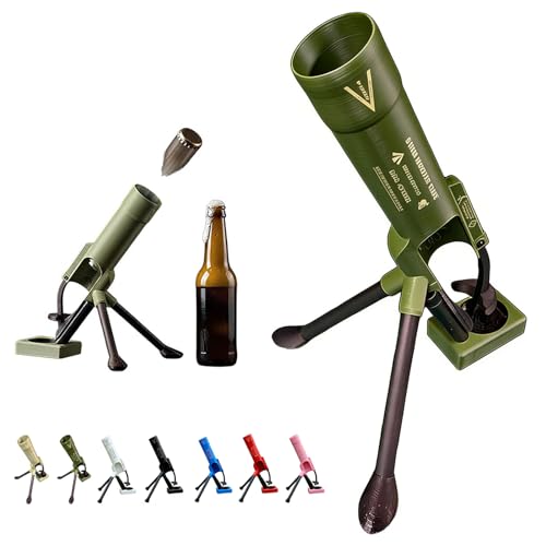 Mörser Flaschenöffner Bierflaschen Mörser Bieröffner 2026 Neu Beer Mortar Opener für 500ml Bierflasche Dekoration für Zuhause Bar Vatertagsgeschenk