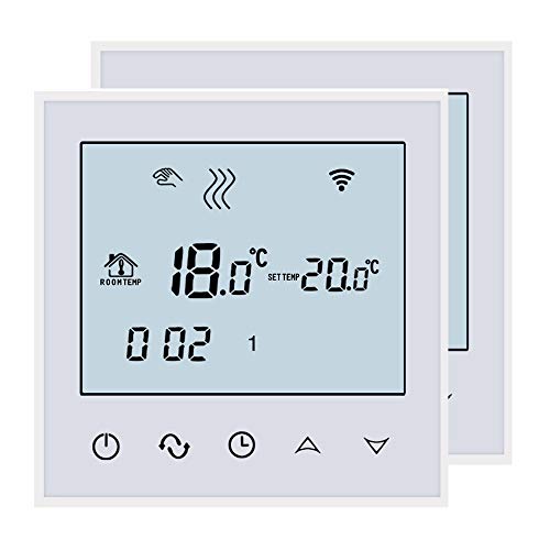 Preisvergleich Produktbild BEOK tds21wifi-ep Raumthermostat Thermostat Digital programmierbar Fußbodenheizung Elektrische Heizung Kabelloser Temperatur Controller
