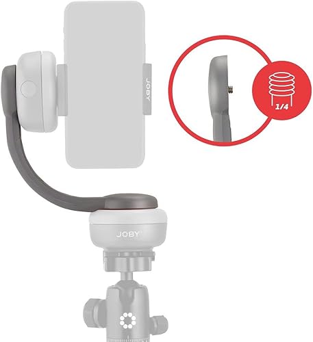 Miniatura 2 de JOBY Soporte de inclinación panorámica para cabezal electrónico giratorio Bluetooth, permite el control de movimiento de doble eje para base de