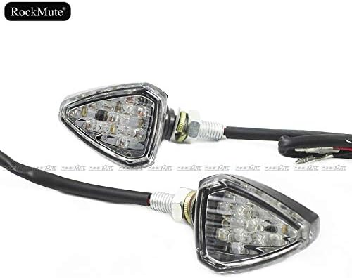 For KAWASAKI Z900 RS ZR900 Z1000 SX 2011-2019 2015 2016 2017 2018 Motorcycle Front or Rear LED Turn Signal Indicators Light Amber Blinker Lamp Power sport Street Sport Bike Clear Lens Cover
