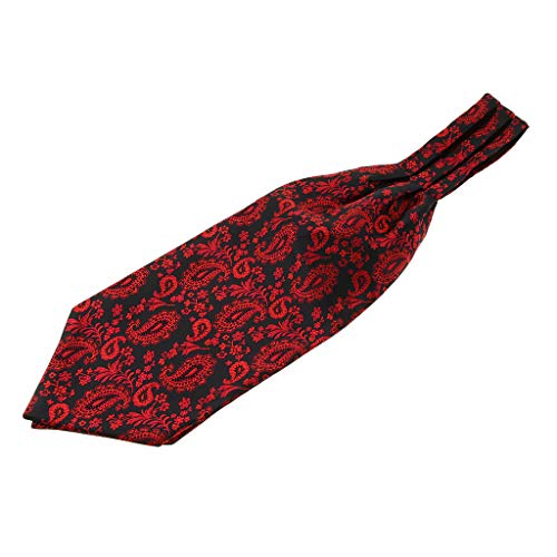 Colcolo Gravata Vintage Masculina Paisley Jacquard Gravata Ascot Terno de Inverno Acessórios - 04