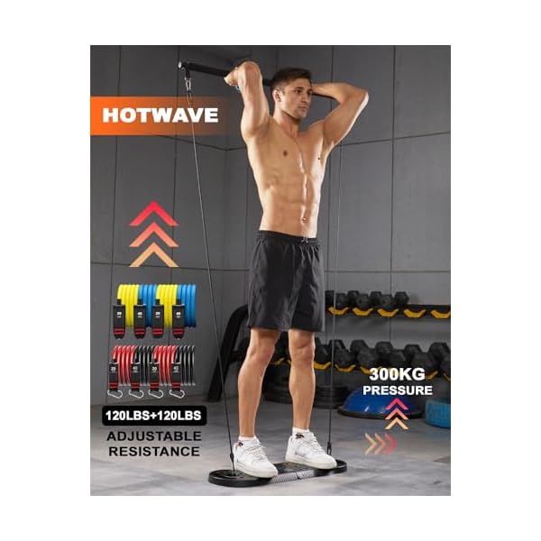 HOTWAVE Push Up Board, Portable PushUp Board, Foldable 20 in 1 Push Up Bar - Image 5