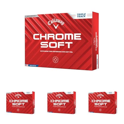 LEFC(Callaway) St{[ CHROME SOFT 24 TRIPLE TRACK 1_[X(12) 3s[X\ gvEgbN zCg (× 4)