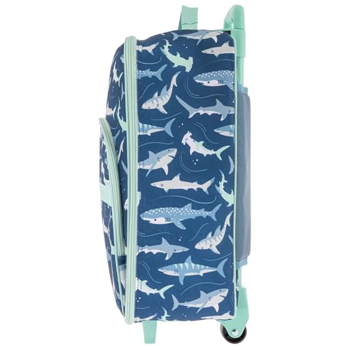 Image of Stephen Joseph Kids' Luggage, Blue Shark, One Size, Luggage