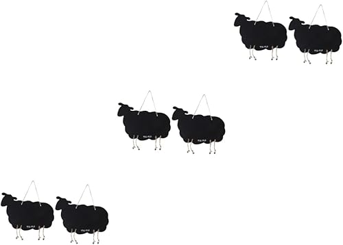 TEHAUX 6 Pcs Double Sided Hanging Blackboard Hanging Blackboard Plaque Hanging Chalkboard Wedding Sign Welcome Chalkboard Sign Message Chalkboard disponible en Yaxa Venezuela