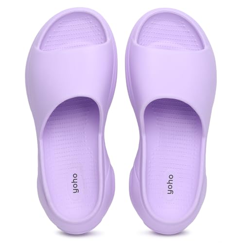 Image of YOHO SLR 102 Slip-Ons for Women | One-Piece EVA Build | Lightweight & Water-Resistant | Ergonomic Contour Design | Bold Fashion Silhouette | Sculpted Footbed | All-Day Ease