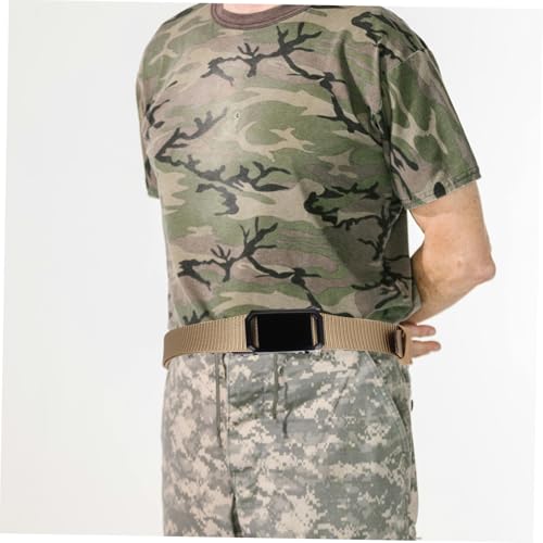 Totority Automatic Buckle Belt for Men Stretchable Casual Ratchet Belt Breathable Nylon for Outdoor Sports and Everyday Use4