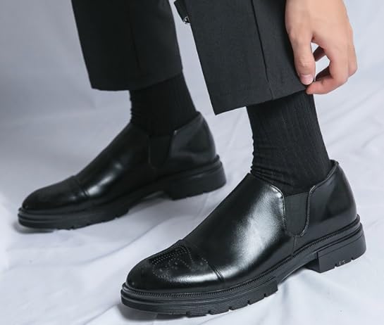 Men's Formal Oxford Shoes, Business Leather Oxford Derby Shoes, Slip-On, Driving, Comfortable, Party, Wedding2