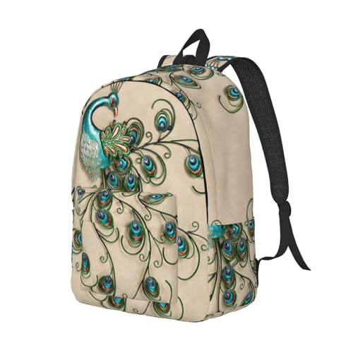 Mochila de día para fin de semana y portátil con estampado 2