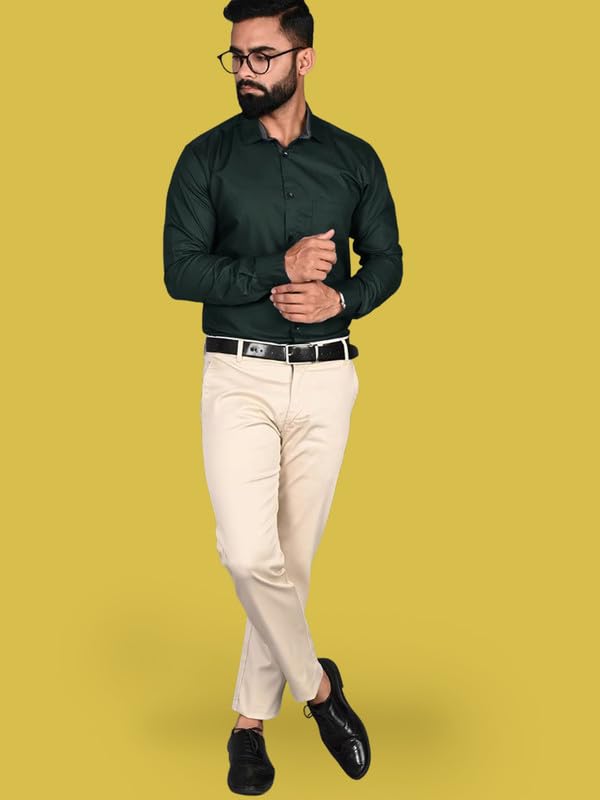 Image of Tee Projekt Cotton Casual Shirt for Men | Fanxy Long Sleeve Shirt | Outdoor Wear | Formal Wear