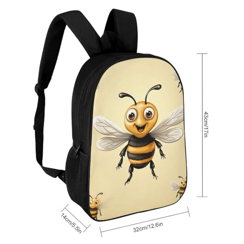 Bee Backpack for Men Women, Heavy Duty Backpack Large Capacity, Durable Lightweight Travel Daypack2