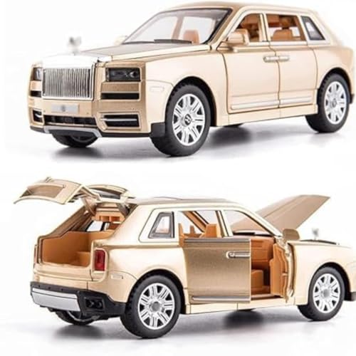 Image of Big Size Rolls-Royce Cullinan Model Car Exclusive Alloy Metal Car Pull Back Die-cast Car Toy car with Openable Doors & Light, Music Boys Gifts Toys for Kids (Cullinan 1:32)(Multi Color)