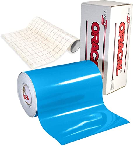 Vinyle adhésif bleu ciel pour découpe Silhouette application sans bulle