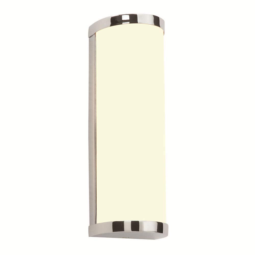 Betta Lighting Chrome 2 Light Bathroom Wall Fitting With Diffused Glass Ip44 Led Compatible Dimmable