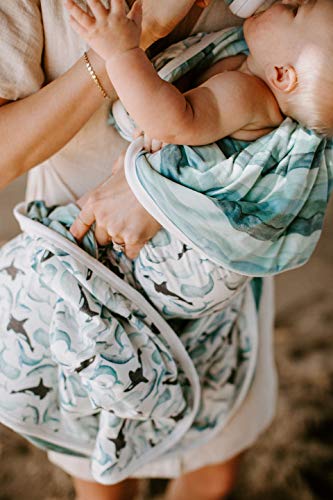 Large Premium Knit Baby 3 Layer Stretchy Quilt Blanket"Kai" by Copper Pearl - Image 5