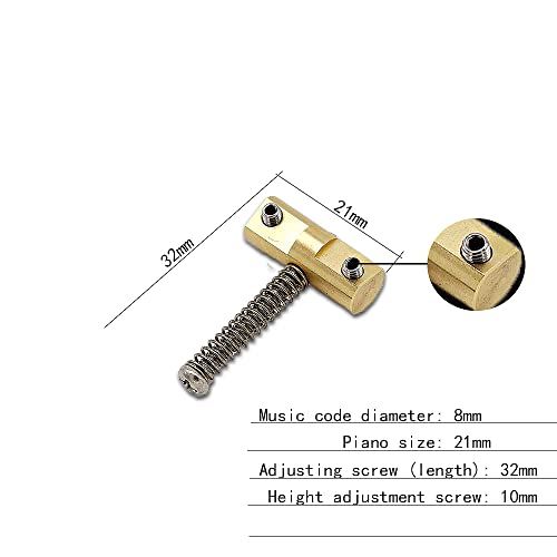 Image of Wilkinson Guitar Bridge 3pcs Brass Saddle Guitar Bridge Compensated Saddles For Vintage-style Tele Bridge Electric Guitar Replacement