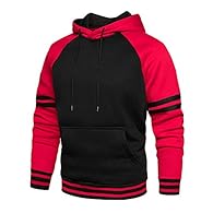 MATERIAL: 100% Polyester. Mens hoodies, Warm, Soft and Lightweight, Comfortable to wear, Non-pilling, Resist fading. FEATURES: Creative Patchwork makes the hoody more Attractive and Unique, Long Sleeve, with Drawstring and two Pockets. Elastic cuffs ...