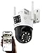 WiFi/WLAN günstig Kaufen-ZOSI 6MP Aussen WLAN Überwachungskamera mit Doppelobjektiv (4MP+2MP), 2.4GHz WiFi Pan/Tilt Kamera, 2-Wege-Audio, Personenerkennung, C298 SE