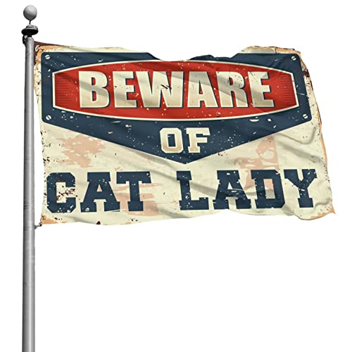 Drapeau Beware of Caterpillar Abipuir pour cacher un mur blanc de chambre d'ado