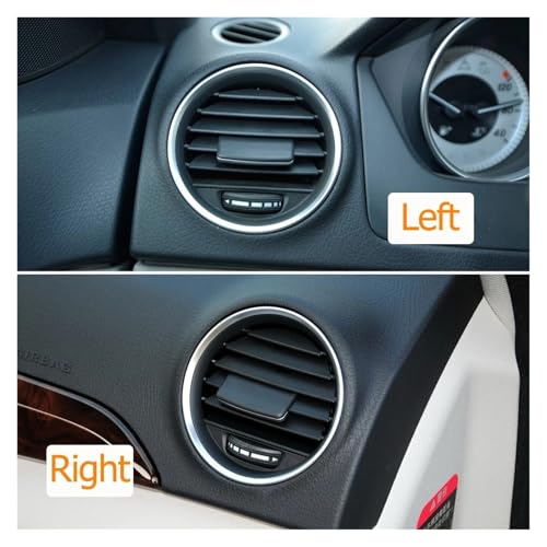 Panel rejilla de aire texturizado derecho para salpicadero Benz Clase C LCI 2011-2014 7