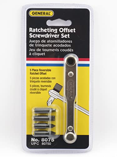 General Tools Set di cacciaviti a cricchetto a