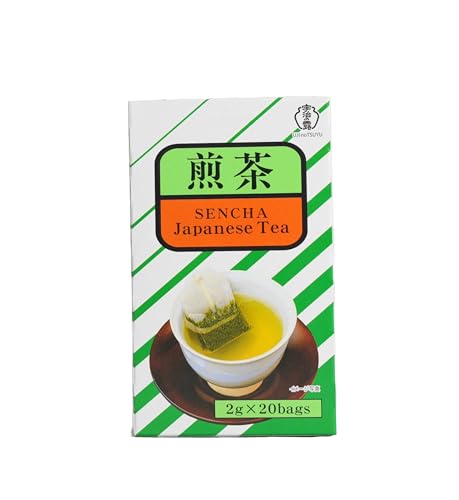 Image of UJInoTSUYU Sencha L Japanese Green Tea Bags | Sencha Premium Japanese Green Tea | Imported from Japan | Improve Metabolism | Rich in Antioxidants | 2gx20 Teabags (40g)