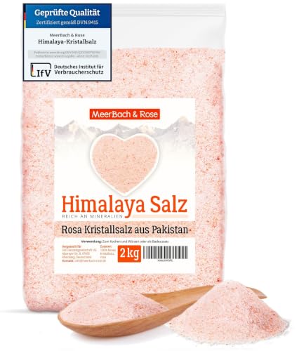 HIMALAYA Salz feine Körnung 2kg - ORIGINAL aus Punjab Pakistan
