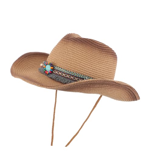 Chapeau activites exterieures style western pour randonnee et plage