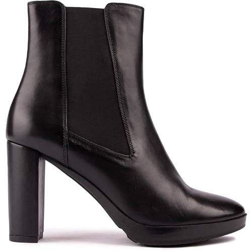Geox Walk Pleasure 85 femme boots noir talons sans douleur aux pieds