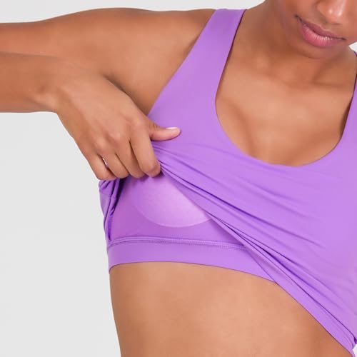 Image of YITTY Active Sports Bra Tank, Tank Top for Women with Built-in Bra, Racerback, Removable Cups, Low-Impact Yoga and Gym