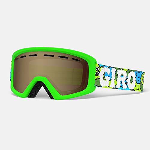 Giro Rev Youth Snow Goggles - Lilnugs Strap With Amber Rose Lens (2021) #TOP27