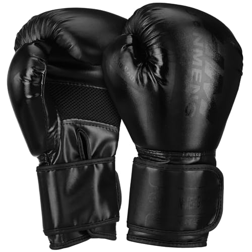 Cuir de boxe fait à la main pour homme : gants d'entraînement robustes 12 oz