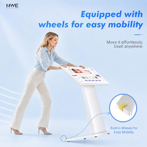 Image of Touch-Screen Self Service Kiosk, 43 Inch Interactive Digital Display Stand with Pedestal Base, Digital Signage,FHD Information Kiosk,Applicable for Content Query and Information Publishing