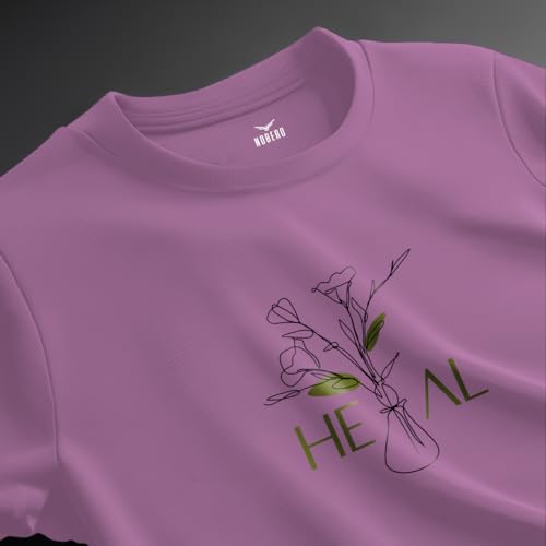 Image of NOBERO 100% Cotton T Shirts for Men Stylish | Regular Fit | Graphic Printed T Shirts for Men 180 GSM Combed Cotton | Round Neck Half Sleeve