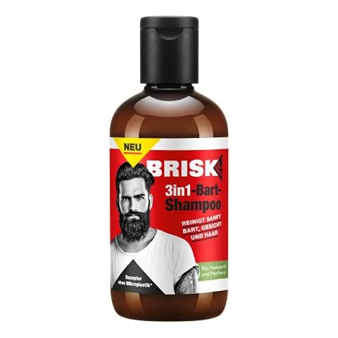 BRISK 3in1-Bart-Shampoo, 150 ml, Bart- und Haarpflege Cover