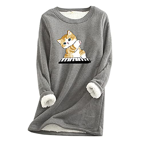 XTBFOOJ Tunika Grün Oberteil Weiß Ausschnitt Collage Shirt Damen BH Ohne...