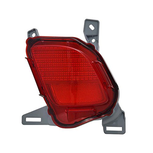 Rareelectrical New Right Reflector Light Compatible With Toyota Highlander 2014-2016 81480-0E020 814800E020 To1185108