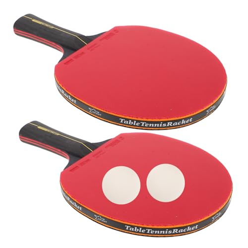 Raquettes de tennis de table à prise confortable avec balles de ping-pong résistantes