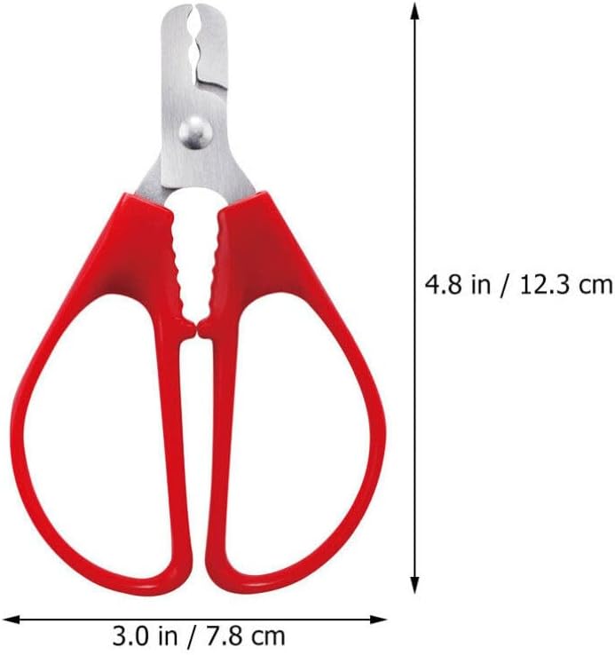 ABOOFAN 2pcs Nut Sheller Nut Crackers Stainless Steel Melon Sunflower Plier Scissor Opener Walnut Pine Sheller Sunflower Peeling Tools Kitchen Utensils Gadgets