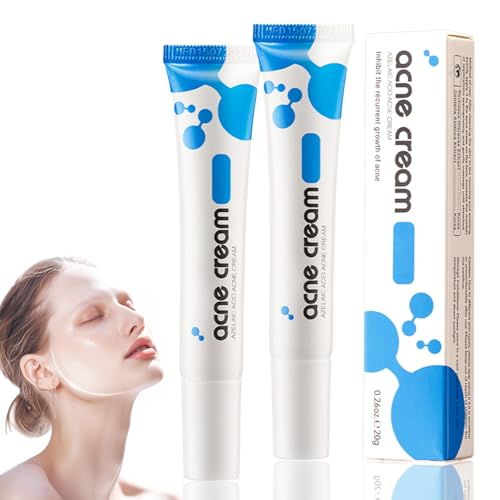 Soleneva 2 Stück Azelainsäure Gesichtsserum, 20% Azelaic Acid Serum, Anti Pickel und Akne Creme Azelainsäure, Gesichtsserum Azelaic Acid Zur Gegen Rötungen, Anti Pickel und Pigmentierung Vermindern