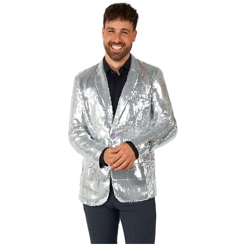 Blazer Paillettes Argent Suitmeister Cover