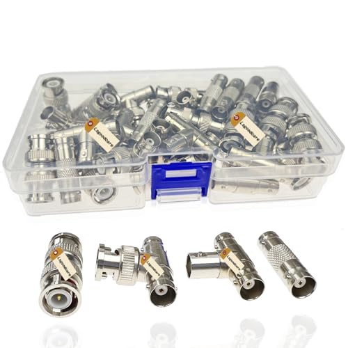 Conectores BNC pack 40 piezas para CCTV y video vigilancia miniatura 6