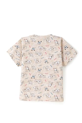 Image of Girls Premium Cotton Printed T-Shirt & Shorts Set | Summer Wear Comfortable Loungewear Clothing Set | Girls Co-Ord Set | Casual Half Sleeve Printed Top & Bottom Set