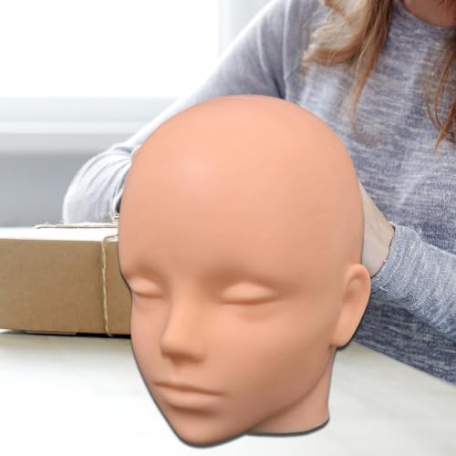 Tête de mannequin avec support pour perruque chapeau modèle à insérer des épingles