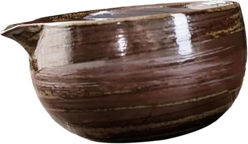 Juxkov 陶器抹茶茶碗 手作りカップ 初心者用茶わん抹茶茶碗 抹茶の点て方 (C)