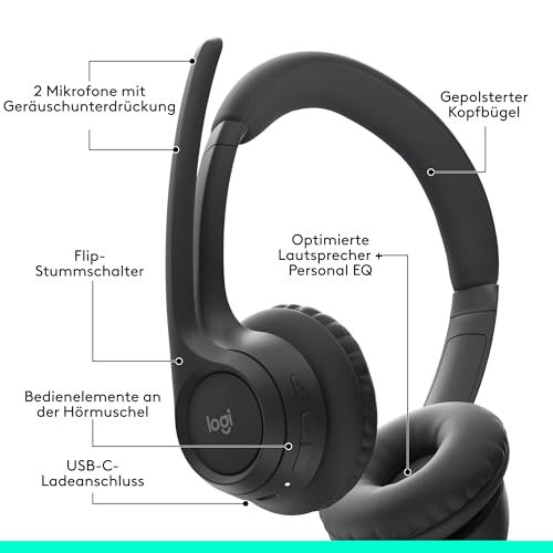 Logitech Zone 300 Wireless Bluetooth Headset – Ansicht 6